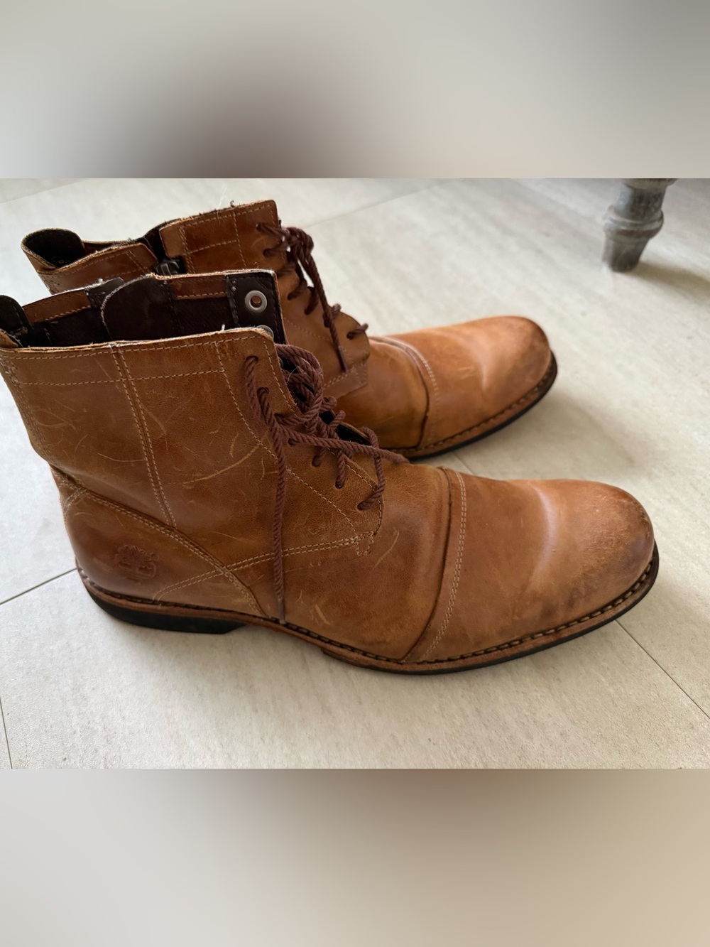 Timberland Earth keepers City boot! Tan Leather Boots
